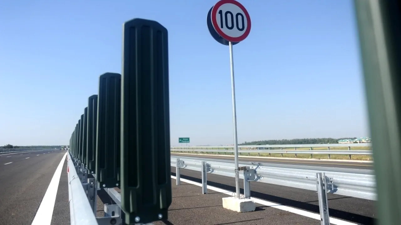 Restricția de viteză de 100 km/h de pe Autostrada A3 București-Ploiești, ridicată de către autorități
