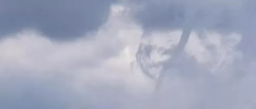 Tornadă filmată pe Platoul Bucegilor, aproape de Piatra Arsă - VIDEO