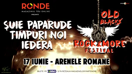 Șuie Paparude, Timpuri Noi și Iedera, primele trupe anunțate la OLD BLACKS Rock & More Festival 2023