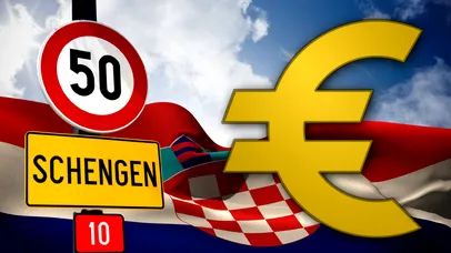 Două victorii mari pentru Croația din 2023: Schengen și moneda euro. România și Bulgaria, umilite de Austria și Olanda