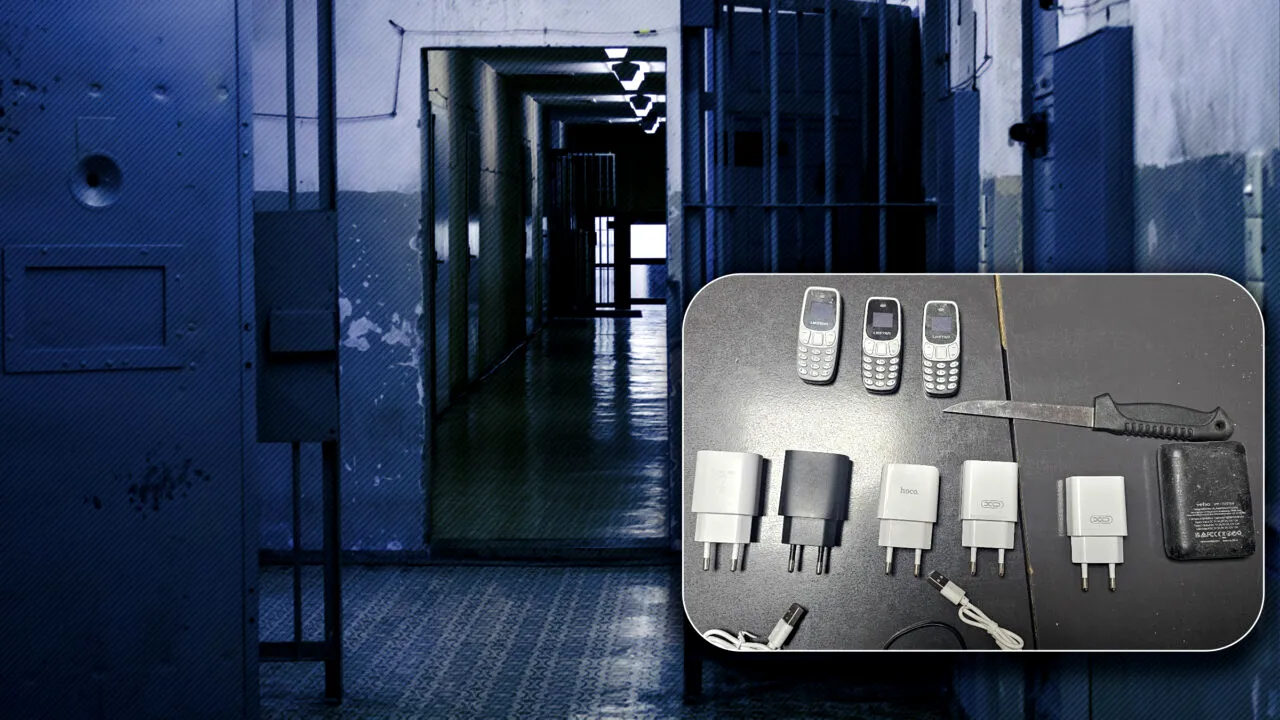 Ce ascund deținuții din penitenciare. Telefoane, încărcătoare, arme albe. Ce au mai găsit polițiștii în pachetele deținuților și care sunt pedepsele