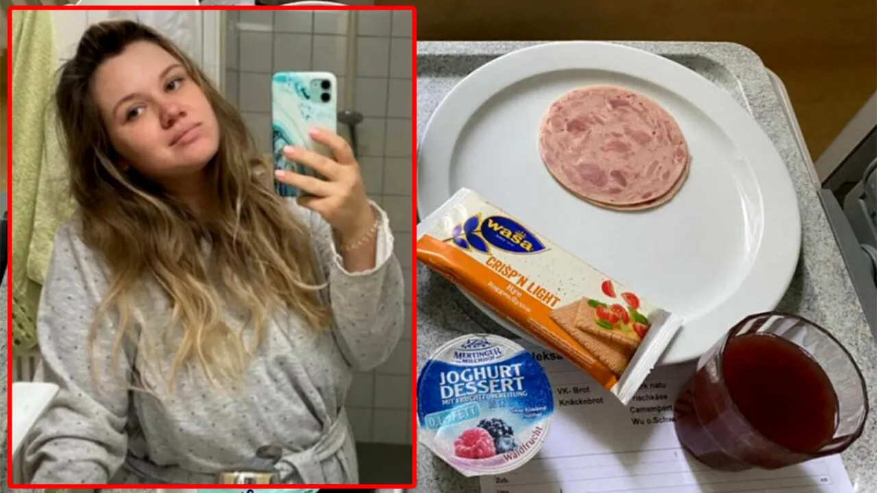 Ce a primit să mănânce Alexandra într-o maternitate din Germania, la micul-dejun, la prânz și la cină. Uimită, româncă a făcut imaginile publice