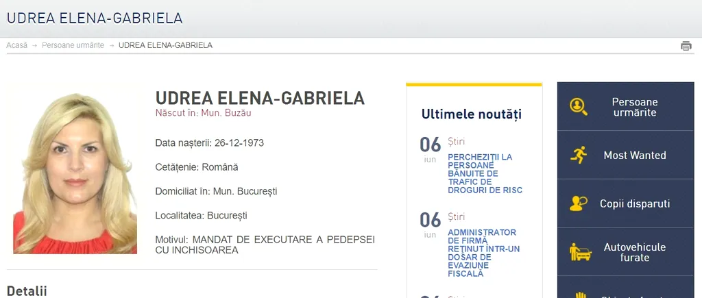 Elena Udrea poate fi extrădată chiar dacă România nu are tratat bilateral cu COSTA RICA. E suficient un mandat de urmărire internațională