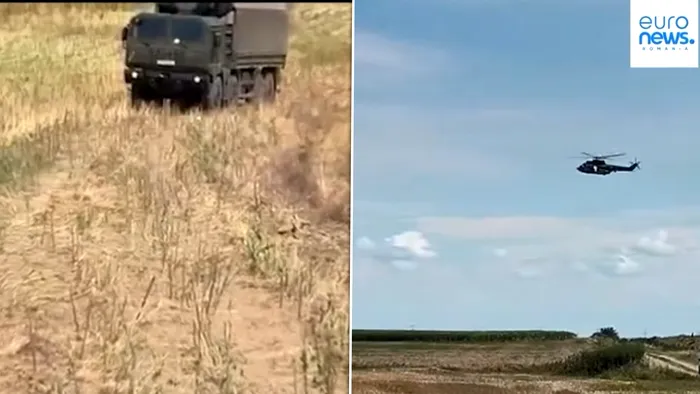 Armata Română, în căutarea epavei dronei prăbușite Sursa Foto: Arhiva România TV/Euronews 