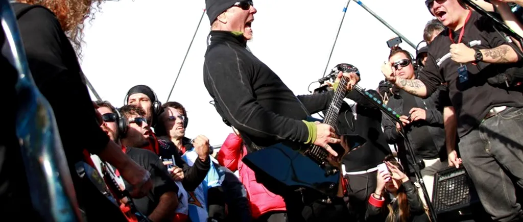 Metallica a susținut un inedit concert în Antarctica. VIDEO