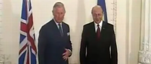 Prințul Charles s-a întâlnit cu președintele Băsescu la Cotroceni
