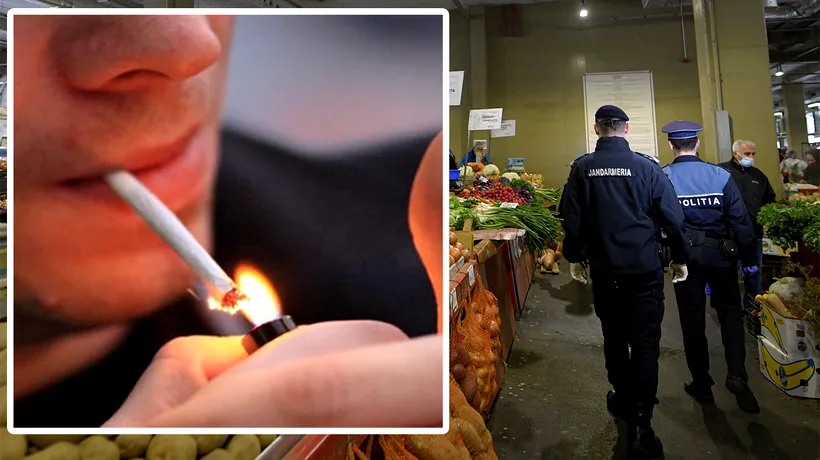 Cu câți lei a fost amendat de polițiști un bărbat din Botoșani, pentru că și-a aprins o țigară în piață