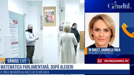GÂNDUL LIVE. Firea îi dă replica lui Rareș Bogdan după ce a îndemnat-o să dezvăluie ce liberali negociază cu social-democrații: „Eu vă spun că ce-am afirmat este corect și se va dovedi!” - VIDEO
