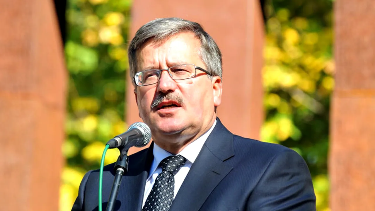 Ce gest a făcut președintele Poloniei, Bronislaw Komorowski, față de Vladimir Putin, 