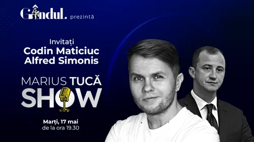 Marius Tucă Show începe marți de la ora 19.30, live pe gandul.ro