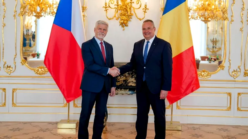 Nicolae Ciucă, primit de președintele ceh Petr Pavel / „Republica Cehă este țara care a devenit casă pentru mulți români”