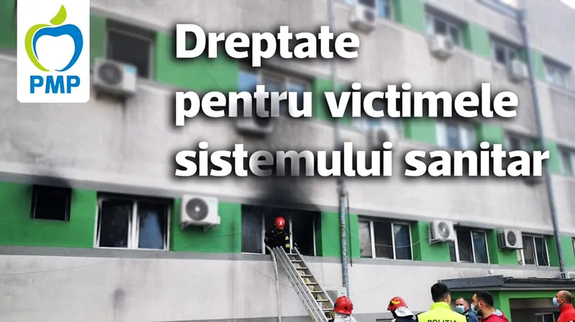 PMP, reacție după incendiul de la Spitalul de Boli Infecțioase Constanța: Cine răspunde ? Încă sunt liberi unii “responsabili”?