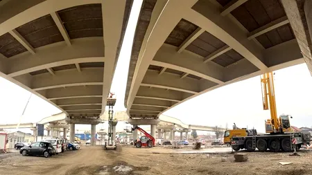 GALERIE FOTO | Pasajul de la Domnești, de pe Centura Capitalei, prinde contur de la o zi alta și arată tot mai bine