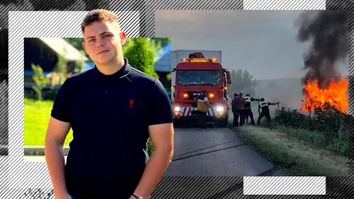 VIDEO | Ultimele clipe ale lui Dănuț, tânărul carbonizat în accidentul de la Lețcani: „Se uita la mine, apoi a început să ardă”