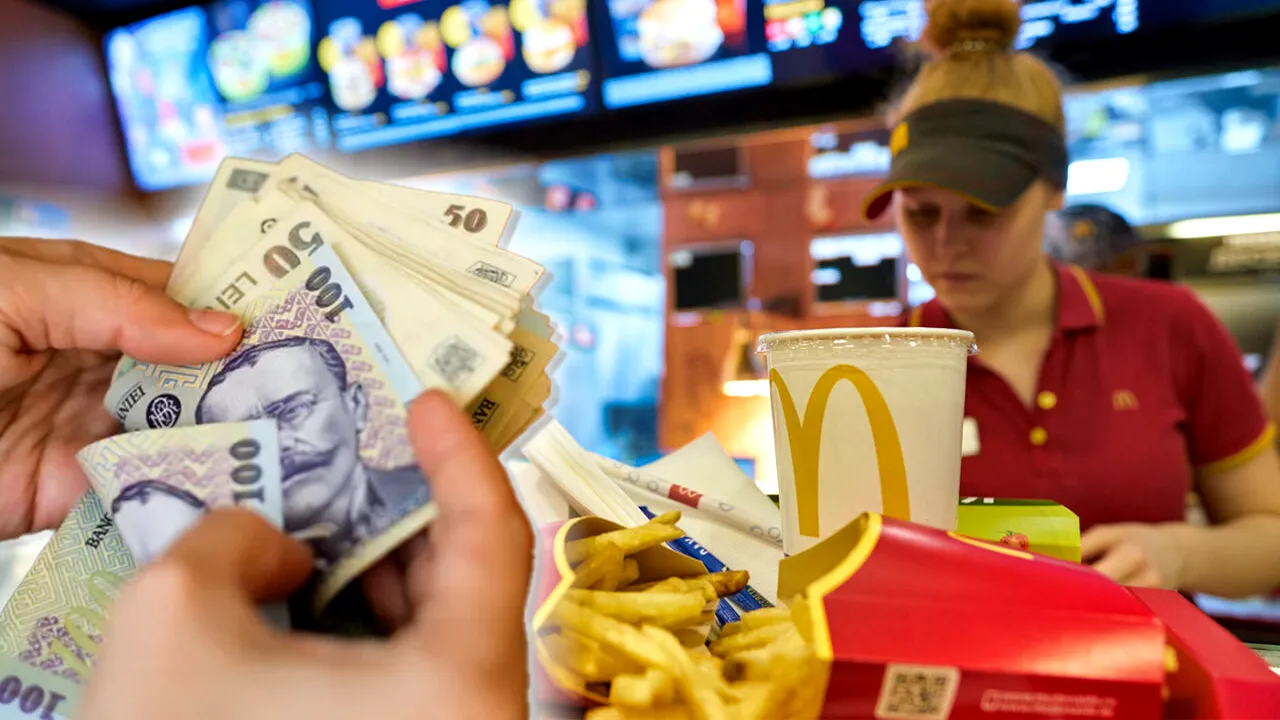 Ce salariu lunar primește un casier McDonald's în București, acum, în august 2024. Nu este deloc puțin!