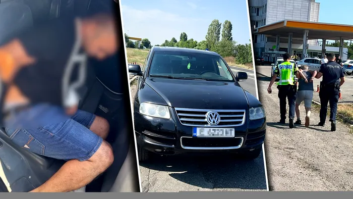 Momentul în care traficantul sirian este arestat
