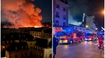 Un incendiu a distrus complet cea mai veche piață din Paris. Peste 150 de pompieri au intervenit
