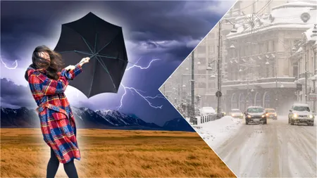 Ce înseamnă noul ciclon și ce temperaturi aduce. România va fi traversată de frig, vânt puternic, ploi abundente și ninsori la munte