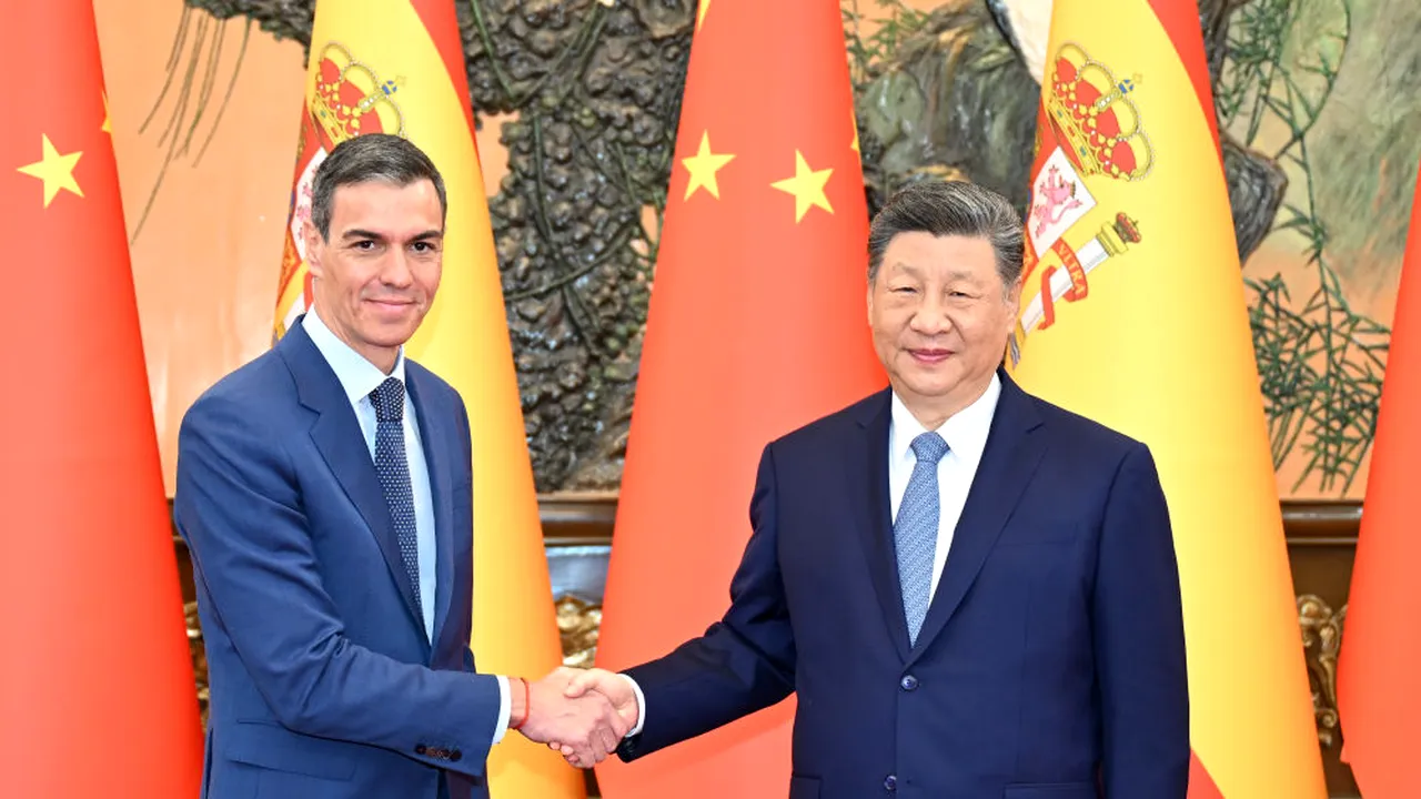 Xi Jinping îl laudă pe Pedro Sánchez și spune că amândoi sunt de „partea corectă a istoriei” împotriva „legii junglei”