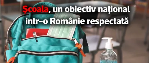 PMP: ”Școala, un obiectiv național într-o Românie respectată”