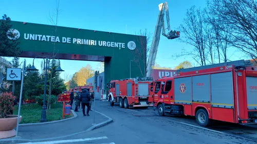 Incendiu la Unitatea de Primiri Urgențe a Spitalului Clinic „Bagdasar-Arseni”