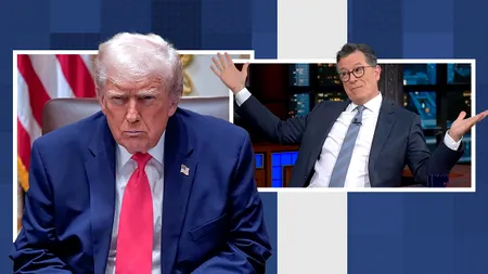 Trump s-a înfuriat pe comediantul Stephen Colbert şi cere CBS să-i anuleze emisiunea imediat: „Trimiteţi-l la culcare!”