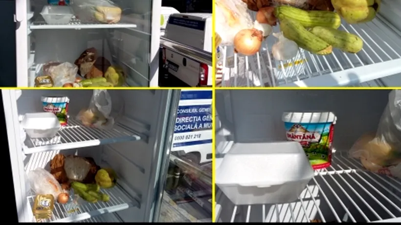 Cum au reacționat oamenii când au văzut frigiderul cu mâncare GRATUITĂ. Când și unde vor apărea următoarele