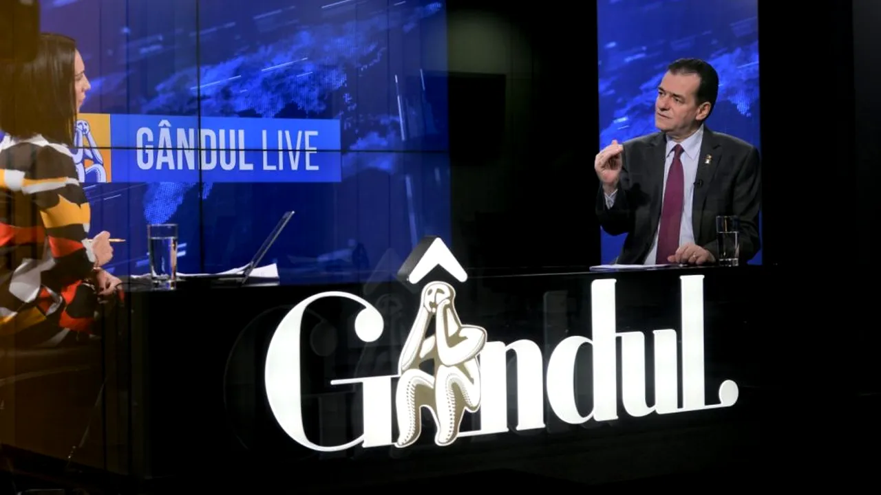 EXCLUSIV Gândul LIVE | Ludovic Orban, anunț tranșant pe varianta candidaturii la Primăria Capitalei