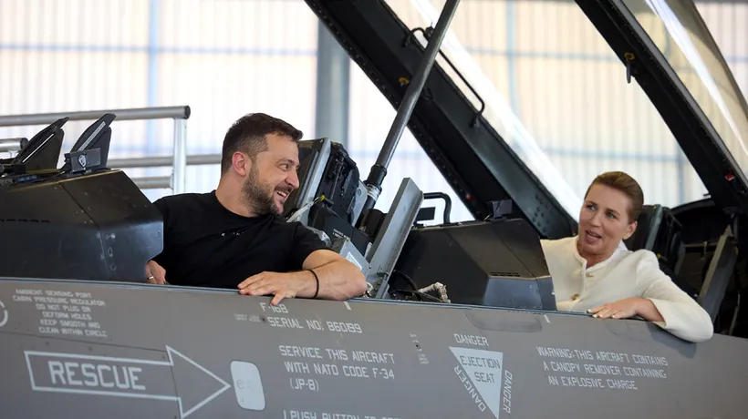 UPDATE | Volodimir Zelenski merge la Copenhaga după anunțul privind livrarea de avioane F-16 din Danemarca și Olanda. Rusia: Decizia este o escaladare