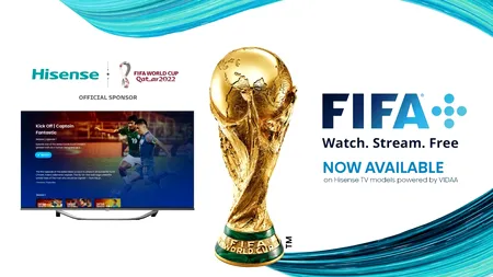 FIFA+ și Hisense vor captiva fanii pe toată durata FIFA World Cup Qatar 2022™, cu lansarea FIFA World Cup Daily prezentată de Hisense