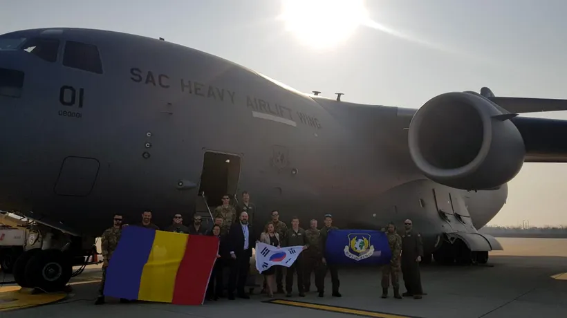 SOLIDARITATE. Al doilea transport cu echipament medical din Coreea de Sud a aterizat la Otopeni - VIDEO