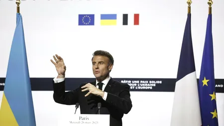 Macron cere KREMLINULUI să accepte necondiționat armistițiul /„Ucraina și-a dat acordul, așteptăm același angajament din partea Rusiei”