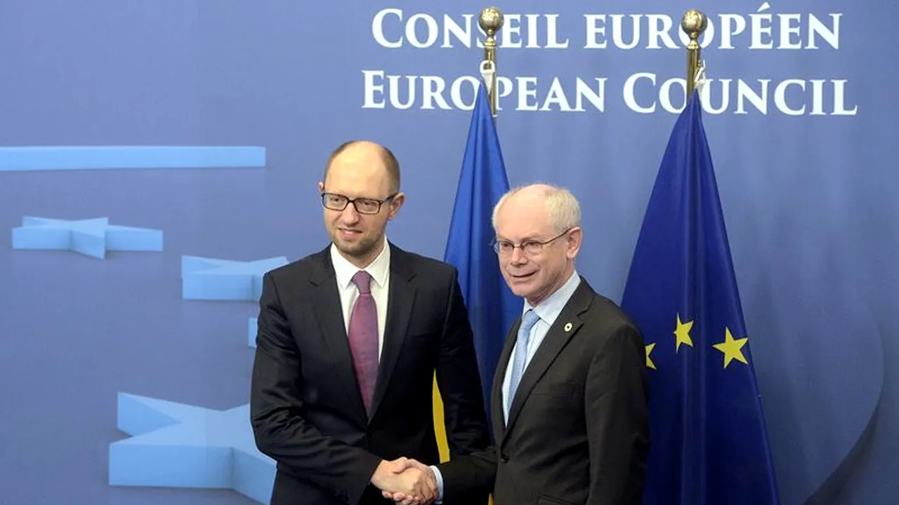 Iațeniuk: Partea politică a Acordului de asociere Ucraina-UE se semnează pe 21 martie