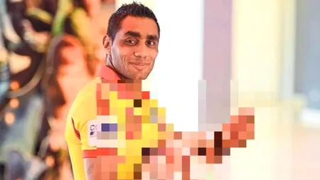 Fotbalistul Bănel Nicoliță, fotografie cu fetița lui