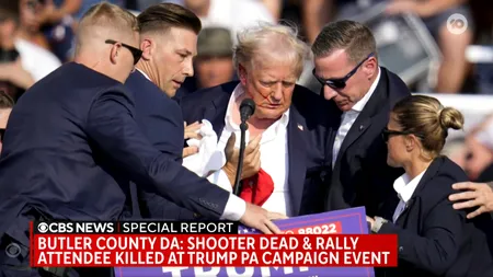 S-a încercat ASASINAREA lui TRUMP/Marcel CIOLACU: Indiferent de diferențele politice, VIOLENȚA nu este niciodată justificată