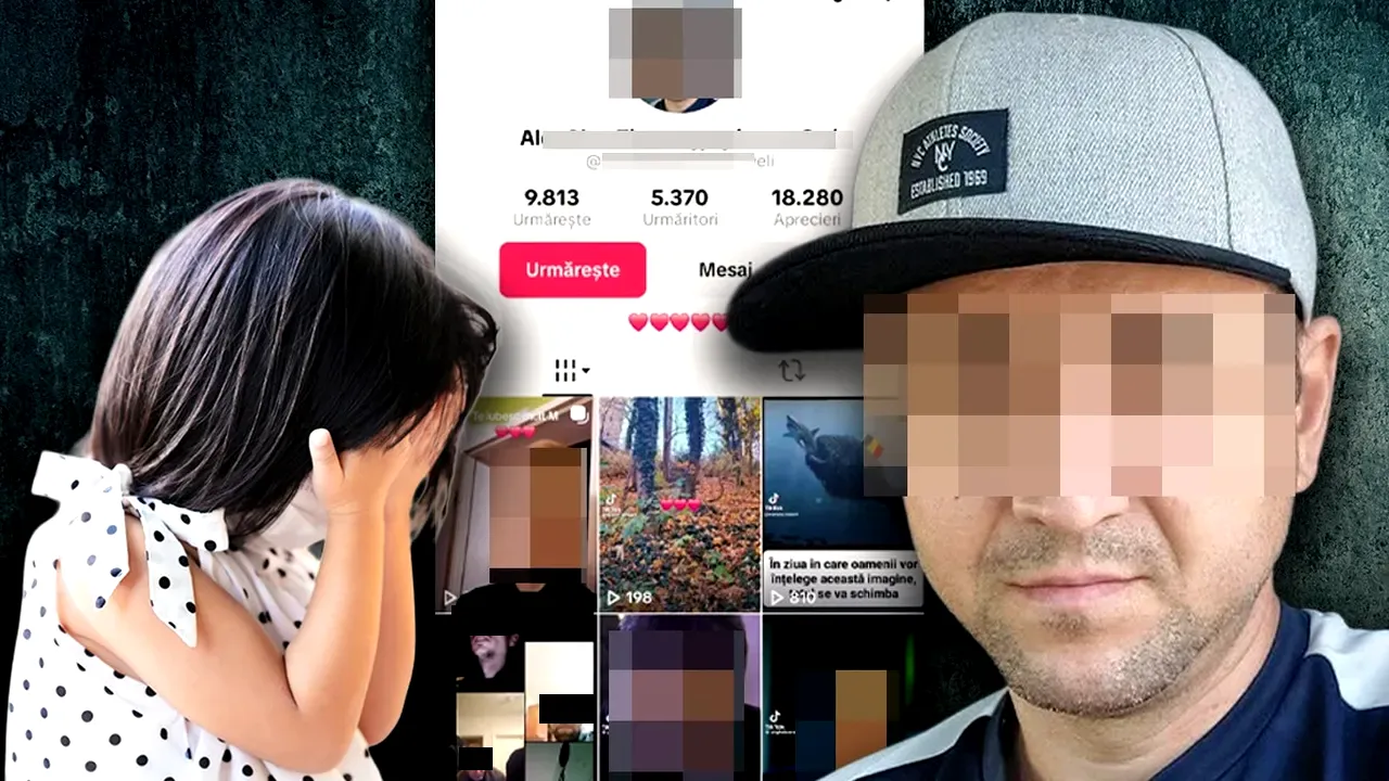 Un tiktoker bucureștean cu peste 5.000 de urmăritori, anchetat după ce și-ar fi violat fetița de 8 ani. Mărturiile copilului sunt înspăimântătoare