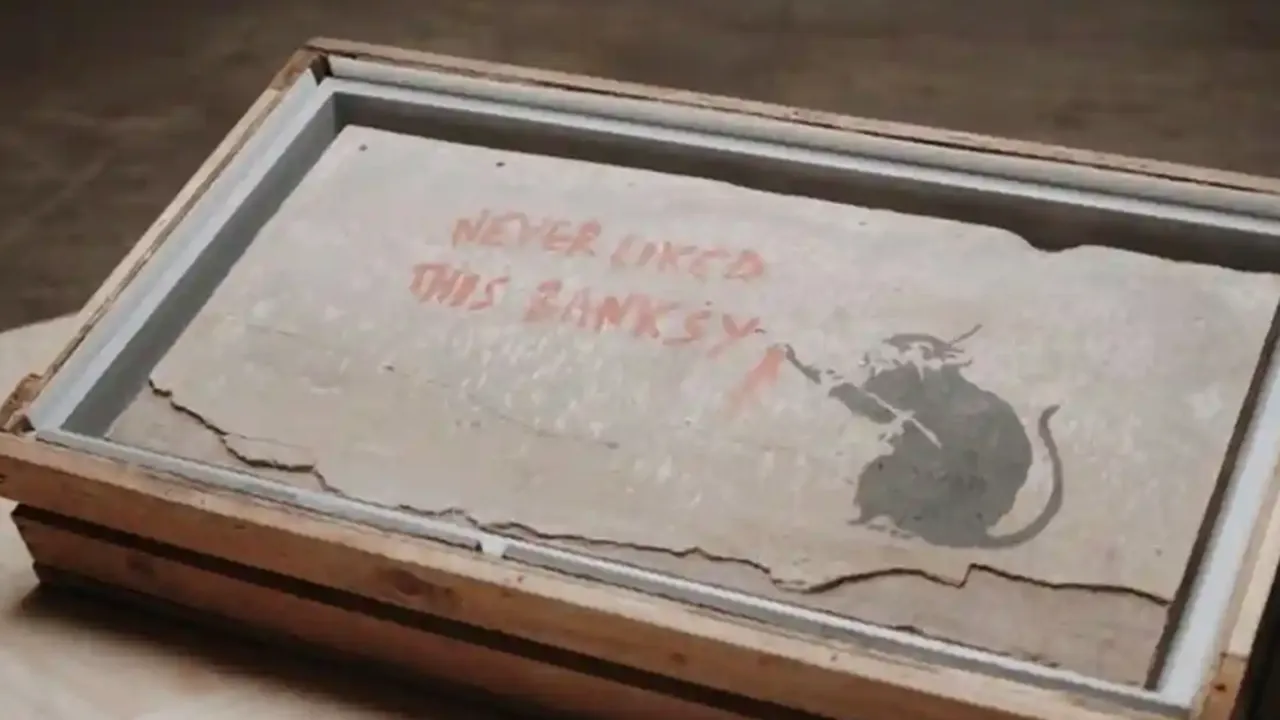 Artist din Liverpool revendică o lucrare atribuită lui Banksy vândută pentru un sfert de milion de lire sterline