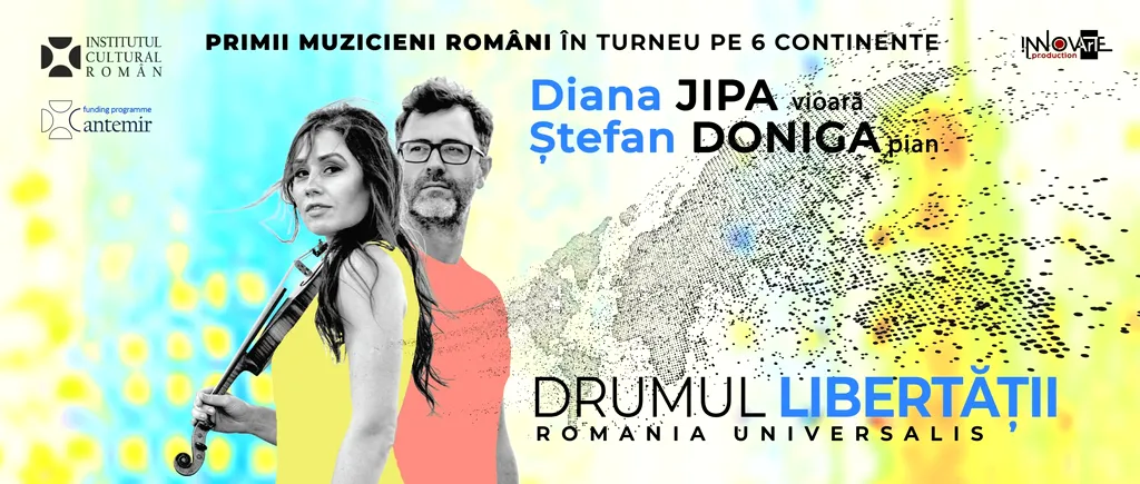 Diana Jipa și Ștefan Doniga, primii muzicieni români care vor concerta pe șase continente într-un singur turneu. Repertoriul din „Drumul Libertății”