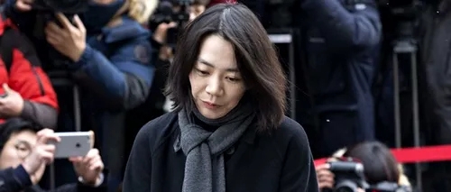 Fosta vicepreședintă a companiei Korea Airlines, care a întors un avion din drum pentru că nu i-a plăcut cum a fost servită, a fost condamnată la un an de închisoare