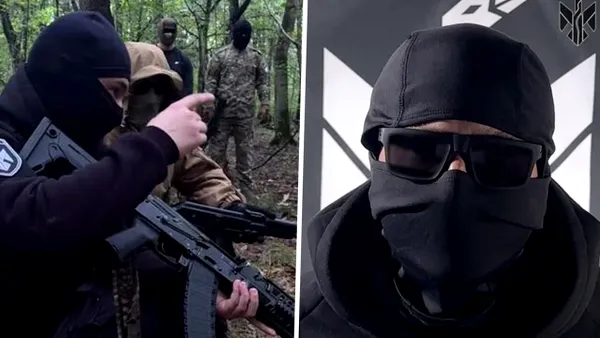 „Rușii Negri”, gruparea care a forțat granița Letoniei într-un raid armat. Mesajul transmis către statele baltice