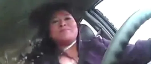 Reacția unei șoferițe implicate într-un accident rutier a ajuns viral pe internet. VIDEO