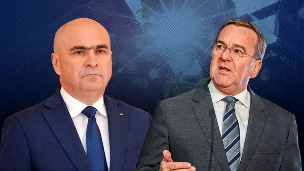 Ministrul Apărării din Germania l-a lăsat cu ochii în soare pe premierul Ilie Bolojan