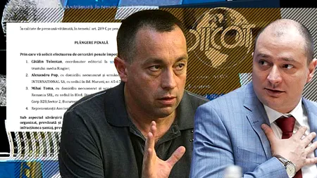 Am intrat în posesia plângerilor depuse împotriva lui Cătălin Tolontan și a altor patru jurnaliști. Primarul Băluță: ”Există suspiciuni rezonabile că au acceptat cel puțin promisiuni de foloase, în schimbul constrângerilor exercitate asupra mea” | DOCUMENT EXCLUSIV