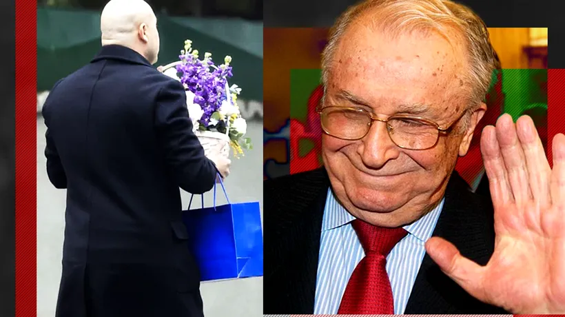 GALERIE FOTO: Pelerinaj la Ion ILIESCU. Fostul președinte împlinește vineri 93 de ani/ Mai multe persoane i-au adus flori și cadouri