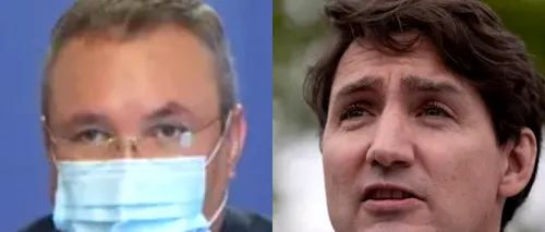 Premierul Nicolae Ciucă a vorbit la telefon cu omologul său canadian, Justin Trudeau, despre criza din Ucraina