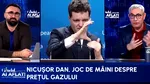 Nicușor Dan, stand up comedy despre prețul gazului. Doru Bușcu: ”Este îngrijorător jocul mâinilor/N-am putut urmări cuvintele”