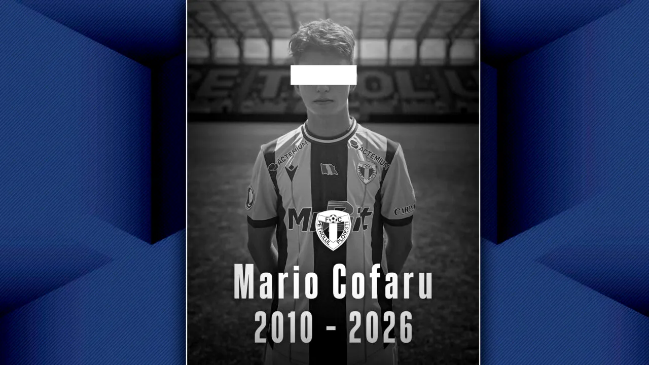 Moarte tragică la doar 16 ani. Mario Cofaru, un fotbalist de la Clubul Petrolul Ploieşti, s-a stins din viață: „Avea o întreagă carieră în față”