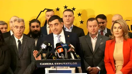George Simion, la depunerea MOȚIUNII: „Să vedem unde este USR, în buzunarul lui Ciolacu sau partid de opoziție”. Sâmbătă, un nou protest al AUR