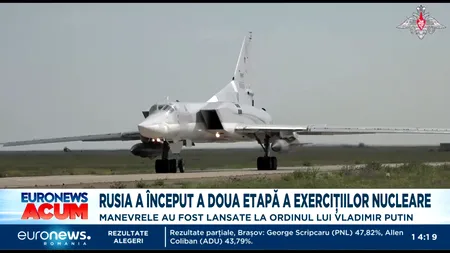 Rusia și Belarus încep a doua etapă a exercițiilor NUCLEARE