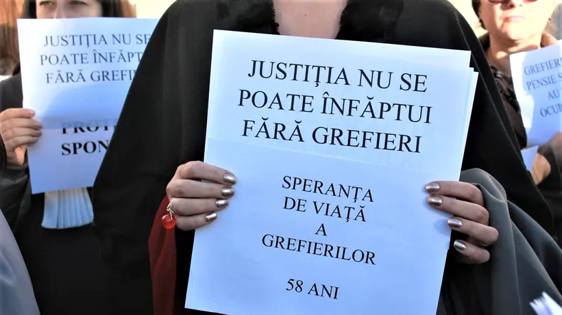 Grefierii de la Tribunalul Prahova PROTESTEAZĂ chiar în ziua în care se judecă contestațiile din dosarul „Ferma Dacilor”